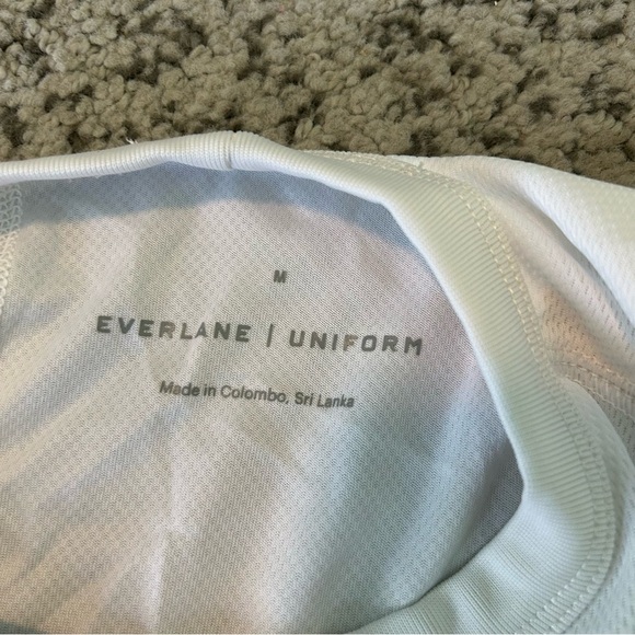 Everlane Uniform White Short Sleeve T-Shirt Size Medium - Picture 4 of 7